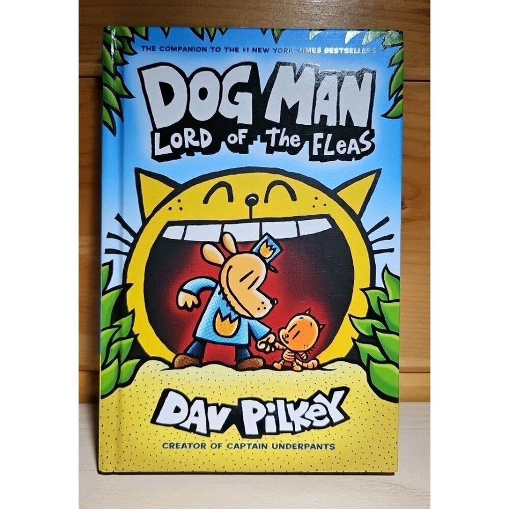DOG MAN LORD OF THE FLEAS DAV PILKEY 2018 GRAPHIX BOOK